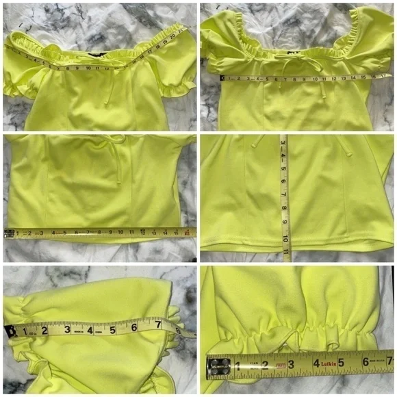 🩷Free🩷Frill Edge Crop Top - Picture 8 of 9